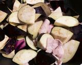 ゆかりのイブクロ　　茄子と豚肉の味噌炒め作り方3写真