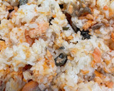 焼いて混ぜるだけ！鮭の混ぜごはん作り方2写真