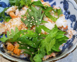 焼いて混ぜるだけ！鮭の混ぜごはん作り方4写真