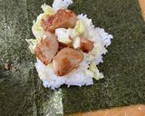 醬油麹な鶏肉とキャベツのおにぎらず作り方2写真