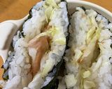 醬油麹な鶏肉とキャベツのおにぎらず作り方4写真