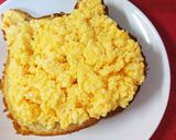 ねこねこ食パンで作る厚切りエッグトースト作り方6写真