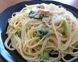 鮭と小松菜のクリーム煮作り方6写真
