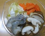 海老と白菜★簡単★ミルクスープ作り方1写真