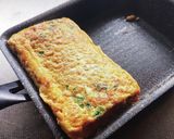 鶏そぼろとおネギの玉子焼き作り方7写真