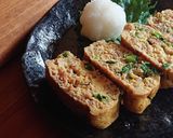 鶏そぼろとおネギの玉子焼き作り方9写真