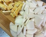 簡単ご飯のお供#夏大根と油揚のちょっと煮作り方1写真