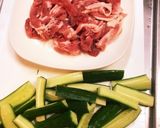 豚肉ときゅうり卵の中華炒め作り方2写真