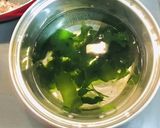 豆腐とワカメのお味噌汁(^-^)v作り方1写真