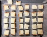 簡単♪食パンでカリカリラスク/飴で味変♪作り方1写真