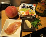 桃とミントの塩ラーメン☆作り方1写真