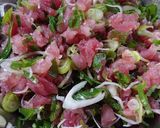 マグロとねぎ丼作り方3写真