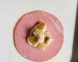 ハムとパンの野菜巻き作り方4写真