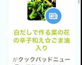 白だしで作る菜の花の辛子和え☆ごま油入り作り方17写真