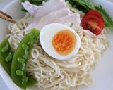 塩ラーメンでつくる冷やしトマトつけ麺作り方2写真
