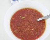 塩ラーメンでつくる冷やしトマトつけ麺作り方3写真