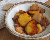 豚バラ・じゃが芋の甜麺醤炒め♪10分主菜作り方7写真