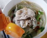 包丁いらず！豚ともやしのピリ辛中華スープ作り方4写真