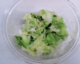 キャベツとわかめのごまポン柚子胡椒和え作り方2写真