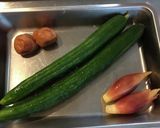 簡単　たたききゅうりの梅味噌和え作り方1写真