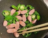 簡単魚肉ソーセージのケチャップ炒め作り方7写真