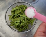 簡単　枝豆　バジル風味作り方1写真