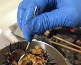 殻付きウニの身の取り方作り方6写真