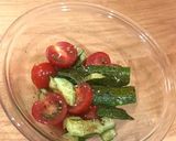 トマトと焼ききゅうりのマリネ作り方3写真