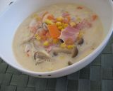 あったか簡単トマト＆クリームスープパスタ作り方7写真