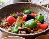 夏野菜たっぷり麻婆茄子作り方6写真