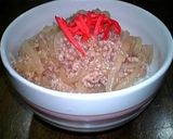 大根の消費に!マーボー大根丼作り方5写真