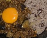 ナスと豆腐とひき肉のキーマカレープレート作り方12写真