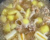 あごだしつゆで鶏肉とじゃがいもの煮物作り方3写真
