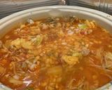 甘辛チーズタッカルビ鍋☆シメはラーメン作り方5写真
