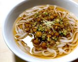 旨味たっぷり！なめこ入り山形のダシ麺作り方4写真