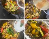 茄子、ズッキーニ、パプリカの　味噌炒め作り方10写真