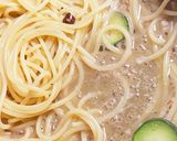 ズッキーニと鰯の水煮缶のパスタ作り方3写真