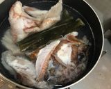 魚のアラの味噌汁作り方2写真