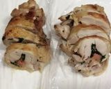 ★まるでお魚★鶏むね肉の梅しそチーズ作り方10写真