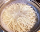 超楽々　めんたい釜玉温鈍作ります作り方1写真