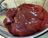 キャベにらレバー炒め。作り方2写真