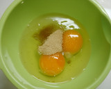 簡単！だし巻き卵☆甘茶作り方1写真