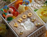 グッズ使いまくりでプーさんのサンドイッチ作り方9写真