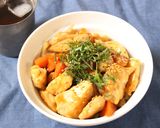 和風野菜ミックスで☆鶏むね肉の照り焼き丼作り方8写真