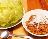 オートミールde肉味噌風のレタス巻き作り方6写真
