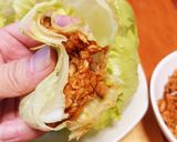 オートミールde肉味噌風のレタス巻き作り方9写真