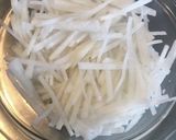 簡単 大根の梅おかか和え作り方1写真