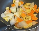 時短♡冷凍してある食材で簡単ピリ辛煮物作り方2写真