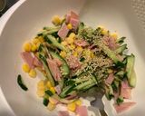 【簡単作り置き】きゅうりとコーンのナムル作り方4写真