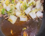 白菜とひき肉の甘酢あん炒め作り方6写真